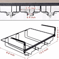 Miniatyrbilde 2 av 5: TS-Vinglassholder, 3 Rader Stamglassholder Metallglassholder For Bar, Osv.