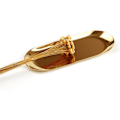 Miniatyrbillede 3 af 5: 2 stk. guld ovale bakker - rustfrit stål kosmetik smykker håndklæde frugt fad tallerken