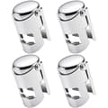 Champagnestoppar, 4-pack vakuumförseglade rostfria mousserande W