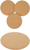 Underlägg - Pannor - Kork - set om 4 delar - 17 cm - Brun