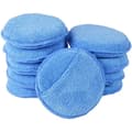 Mikrofibervaxapplikator Runda Svampplattor för Bil, 10-pack Blå