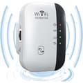 WiFi Range Extender White, Wireless Signal Booster with Repeater AP Mode and WPS Function white white