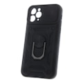 Miniatyrbillede 1 af 3: TS-Bagsidecover med kamerabeskyttelse og mobilring til Motorola Edge 50 Neo - Sort