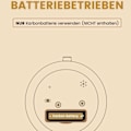 Miniatyrbild 3 av 5: CNE Väckarklocka analog utan tickande ljud, batteridriven - Perfekt