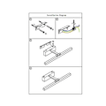 Miniatyrbilde 3 av 4: Baderomsspeil frontlampe moderne minimalistisk LED speillampe - svart, 50cm, 10W, 1 stk - Perfekt