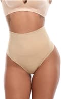 Trosor med hög midja - Beige - Nude - Storlek M