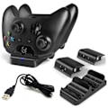 Miniatyrbilde 2 av 5: Ladestasjon for Xbox One for to kontrollere - med batterier