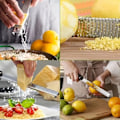 Miniatyrbillede 4 af 5: 1 stk. Zestjern i rustfrit stål, Rivejern til citronzest og ost – Perfekt til at rive ingefær og grøntsager – Kreativt køkkenredskab til hjemmekokke...