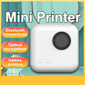 Miniatyrbild 2 av 5: TS-Bärbar Mini Termisk Skrivare Bluetooth Bläckfri Utskrift För Student Hem Livsrekord Ritningsutskrift