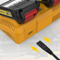 Miniatyrbillede 4 af 4: 12V-18V Dobbeltport Oplader Udskiftning til DCB102 Oplader Kompatibel med 18V og 12V Max Batterier (Batteri Ikke Inkluderet)