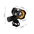 Miniatyrbilde 3 av 4: Z30 15000lm T6 LED-lys Sykkel USB Oppladbar Hodelykt