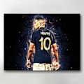 Miniatyrbillede 1 af 4: Lærredsbillede / Billede - Mbappe - 40x30 cm - Canvas