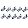 Miniatyrbillede 1 af 5: TS-10 stk. USB-adapter A Han til A Hun, Mellem Bøjning, Stik til Laptop Telefon Adapter Albue