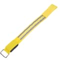 Reflective LED Armband with Dual Luminous Straps for Night Running, Battery Powered, Yellow