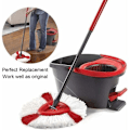 Pikkukuva 2 / 4: TS-Vaihtopäät Vileda 2-in-1 moppiin, O-Cedar, EasyWring ja Clean Turbo, 4 kpl