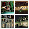Miniatyrbilde 4 av 5: Juletreprojektor med LED-belysning for utendørs bruk, scenebelysning, julelampe