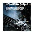 Pikkukuva 5 / 5: TS-3090 Gpu 16pin (12+4) 600w 12vhpwr Suojattu kaapeli kampoilla Rtx 3090ti Rtx 4080 4090 Pci-e Gen -näytönohjaimille