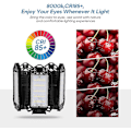 Miniatyrbillede 3 af 5: LED Garage Lys 120W 10000LM E27 6500K Justerbar 5 Paneler Deformerbar