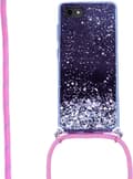 Born to Shine^Velegnet til Apple iPhone 7/8 etui med snor - Pink\"