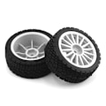Pikkukuva 3 / 5: TS-4kpl 67mm Kumirengas Pyörä Rengas Xv01 Xv02 Tt01 Tt02 Ptg-2 1/10 Rc Kilpa-auton Päivitysosat, harmaa