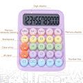Miniatyrbillede 5 af 5: TS-Mekanisk Trykknapsregnemaskine, 12 Cifret LCD-display, Store Knapper Nemme At Trykke På, Farverig Slik C
