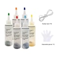 Miniatyrbillede 1 af 5: Tie Dye Kit 6/8/10 Farver Tie-Dye Kit Stof Tekstilfarver Farverigt Tie Dying Sæt DIY håndlavede projekter 6 farver