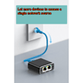 Pikkukuva 2 / 5: #1000 Mbps Ethernet-jakaja 1 sisään, 2 ulos, nopea Dual Port RJ45#