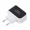 Miniatyrbilde 3 av 3: 1-pakning Trippel (3x) USB-port iPhone / Android Vegglader Svart