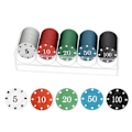 Pikkukuva 1 / 2: TS-Pokerchips 5 eri arvoa 100 kpl