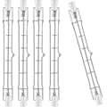 Miniatyrbillede 1 af 5: 5-pak R7s Halogenpære 118mm 200W 230V R7s Halogenstav 118mm Halogenlampe R7s Dæmpbar Halogenstav