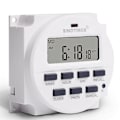 Pikkukuva 5 / 5: 15,98 tuuman LCD digitaalinen ajastin 12v Dc 7 ohjelmoitava aikakytkimen Tm618n-4