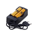 Miniatyrbillede 2 af 2: 2x Batterioplader / Oplader - 18650 Batterier