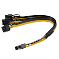 Pikkukuva 4 / 5: TS-2x Atx 12v Cpu 8 Pin - 3x 8pin (6+2) Pin Pci-e Uros Splitter Virtajohdon Jatkojohto Gra:lle