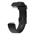 Miniatyrbillede 1 af 4: TS-Silikonearmbånd Fitbit Inspire / Inspire HR - L Sort