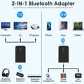 Miniatyrbillede 2 af 5: Bluetooth 5.0-sender/modtager til TV til Bluetooth-hovedtelefoner