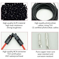 Miniatyrbillede 3 af 4: TS-forlængerkabel til solpanel, 4 mm² PV-kabel med hun- og hanstik til solcellesystemer til solcellepanel