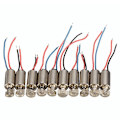 Pikkukuva 1 / 5: TS-10kpl Minikokoinen Puhelimen Värinämoottori 4x8mm DC 1.5-3v RC Lelut