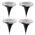 Miniatyrbillede 1 af 5: Solcellelamper til haven 8 LED - 4-pak