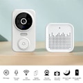Miniatyrbild 3 av 4: KZQ Trådlös Video Dörrklocka M8 Smart Visuell Dörrklocka Tvåvägs Intercom Infraröd Mörkerseende Fjärrövervakning Säkerhetssystem