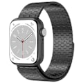 Miniatyrbillede 1 af 2: TS-Metalarmbånd med magnet til Apple Watch 38 / 40 / 41mm - Sort