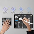 Pikkukuva 5 / 5: TS-Bluetooth-näppäimistö taustavalaistulla Procreate-numeronäppäimistöllä, ladattava näppäimistö piirustus-oikoteitä varten Grapille