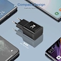 Miniatyrbillede 4 af 5: 2-pak USB-oplader kompatibel med Samsung Galaxy S-serien Edge/Plus/Active og andre smartphones, hurtigoplader strømadapter hurtigopladningsstik