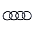 Pikkukuva 3 / 3: 2 Audi musta etu- ja takamerkkiä A1 A3 A4 A5 273MM 1