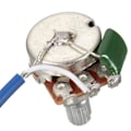Miniatyrbild 4 av 5: TS-Lp Elektrisk Gitarr Mikkablar Kablage Kit 2t2v 500k Potentiometrar 3-Vägs Switch Med Jack För Dubbla Humbucker