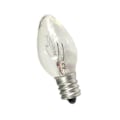 Miniatyrbillede 1 af 5: 20 stk. 7 Watt C7 E12 Natlampe og Saltlampe Erstatningspærer, Klare Glas Glødepærer