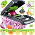 Vegetable Chopper, Professional Onion Chopper, Multifunctional 13 in 1 Food Chopper, Kitchen Kids