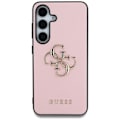 Pikkukuva 1 / 3: TS-Guess Suojakuori Samsung Galaxy S25 Plus -puhelimelle 4G-logolla ja rakeisella pinnalla - Pinkki