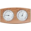 Miniatyrbillede 1 af 5: Saunatermometer 2 i 1 Trætermometer Hygrometer Dampbadstilbehør (LGL)