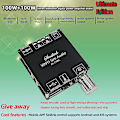 Miniatyrbillede 2 af 5: TS-Xy-c100l Hifi 100wx2 Bluetooth 5.0 Digital Stereo Forstærker Board Aux Usb Amp Amplificador Hjemmet