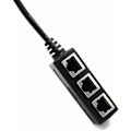 Pikkukuva 2 / 5: RJ45 Verkko 1–3 Portin Ethernet-sovitin Adapterikaapeli Verkkokaapelin Jakaja